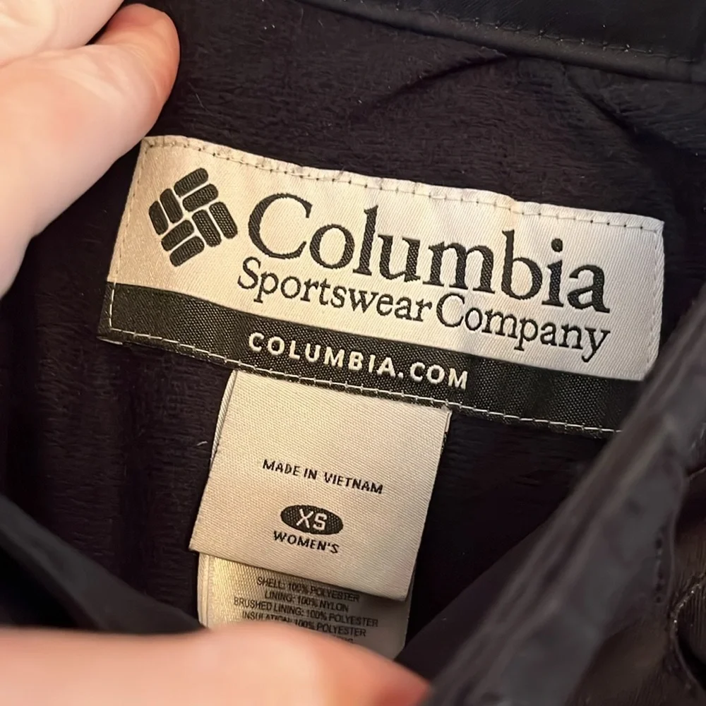 NEW Columbia XS Omni-Tech BLACK snowboard snow ski pants women sealed seams NICE